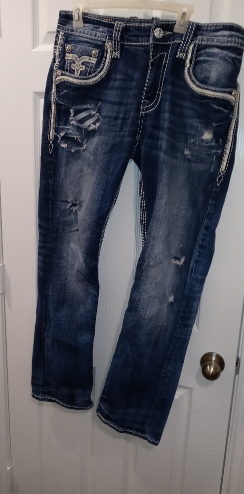 Rock Revival Mens Jeans Size 36